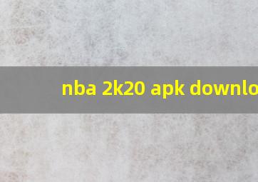 nba 2k20 apk download